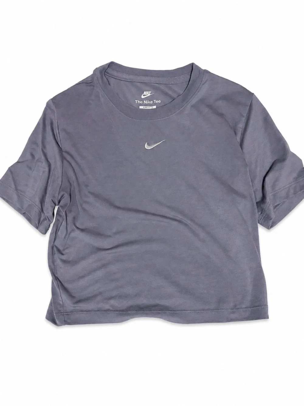Nike Slim Fit Mini Swoosh Tee – Purple
